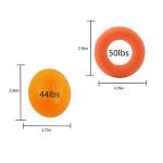 Maeeli Hand Grip Strengthener Workout Kit (3 Pack) Hand Grip Strength Trainer Kit Include Finger Stretcher Resistance Band, Hand Strengthener Grip Ring & Stress Relief Grip Ball, Orange by Maeeli