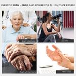 Maeeli Hand Grip Strengthener Workout Kit (3 Pack) Hand Grip Strength Trainer Kit Include Finger Stretcher Resistance Band, Hand Strengthener Grip Ring & Stress Relief Grip Ball, Orange by Maeeli