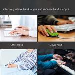 Maeeli Hand Grip Strengthener Workout Kit (3 Pack) Hand Grip Strength Trainer Kit Include Finger Stretcher Resistance Band, Hand Strengthener Grip Ring & Stress Relief Grip Ball, Orange by Maeeli