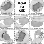 Maeeli Hand Grip Strengthener Workout Kit (3 Pack) Hand Grip Strength Trainer Kit Include Finger Stretcher Resistance Band, Hand Strengthener Grip Ring & Stress Relief Grip Ball, Orange by Maeeli