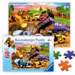Ravensburger Construction Crowd - 60 Piece Jigsaw Puzzle for Kids â Every Piece is Unique, Pieces Fit Together Perfectly by Ravensburger