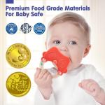 Baby Toys 3-6 Months Baby Rattle Teething Toys for Babies 0-6-12 Months 10PCS, Multisurface Texture Teethers with Storage Box, Baby Toys 6 to 12 Months Infant Toys Newborn Toys Baby Gifts by CubicFun