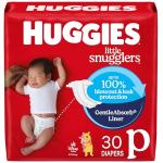 Baby Diapers Size Preemie, 30 Ct, Huggies Little Snugglers by Kimberly-Clark Corp.