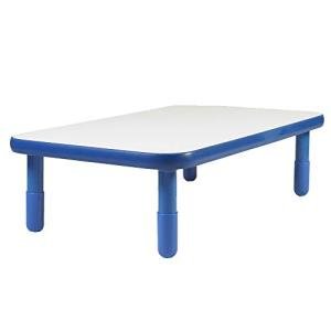 Children's Factory Angeles Baseline 48"x30" Rect. Table, Homeschool/Playroom Toddler Furniture, Kids Activity Table for Daycare/Classroom Learning, 14" Legs, Royal Blue (AB745RPB14) from Children's Factory