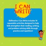 Skillmatics Educational Game: I Can Write (3-6 Years) | Erasable and Reusable Activity Mats with 2 Dry Erase Markers | Learning Tools for Boys and Girls 3, 4, 5, 6 Years by Grasper Global Private Limited