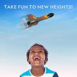 NATIONAL GEOGRAPHIC Rocket Launcher for Kids â Patent-Pending Motorized Air Rocket Toy, Launch up to 200 ft. with Safe Landing, Kids Outdoor Toys & Model Rockets, Gifts for Boys and Girls, Space Toys from JMW Sales, Inc.