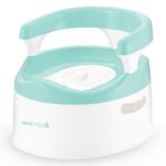 Child Potty Training Chair for Boys and Girls, Handles & Splash Guard - Comfortable Seat for Toddler - Jool Baby (Aqua) by Jool Baby Products