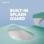 Child Potty Training Chair for Boys and Girls, Handles & Splash Guard - Comfortable Seat for Toddler - Jool Baby (Aqua) by Jool Baby Products