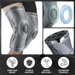 NEENCA Professional Knee Brace, Compression Knee Sleeve with Patella Gel Pad & Side Stabilizers, Knee Support Bandage for Pain Relief, Medical Knee Pad for Running, Workout, Arthritis, Joint Recovery from NEENCA
