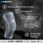 NEENCA Professional Knee Brace, Compression Knee Sleeve with Patella Gel Pad & Side Stabilizers, Knee Support Bandage for Pain Relief, Medical Knee Pad for Running, Workout, Arthritis, Joint Recovery from NEENCA