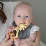 Dr. Brownâs Ridgees Massaging Baby Teether Toy - Giraffe, 3m+ by Handi-Craft