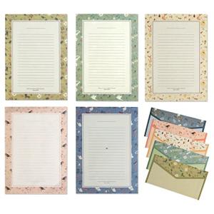IMagicoo 48 Cute Lovely Writing Stationery Paper Letter Set with 24 Envelope / Envelope Seal Sticker (3) by IMagicoo