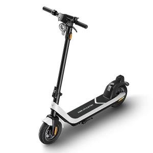 NIU KQi2 Electric Scooter for Adults - 300W Power, Upto 25 Miles Long Range, Max Speed 17.4MPH, 10'' Tubeless Tires, Dual Brakes, Portable Folding Commuting E Scooter, UL Certified - White by Jiangsu Niu Electric Technology Co., Ltd