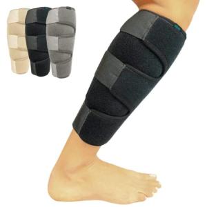 Vive Calf Brace - Adjustable Shin Splint Support - Lower Leg Compression Wrap Increases Circulation, Reduces Muscle Swelling - Calf Sleeve for Men and Women - Pain Relief (Black) from Vive Health