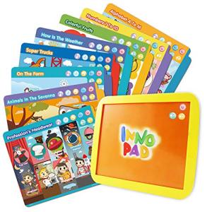 BEST LEARNING INNO PAD Smart Fun Lessons - Educational Tablet Toy to Learn Alphabet, Numbers, Colors, Shapes, Animals, Transportation, Time for Toddlers Ages 2 to 5 Years Old by Best Learning Materials Corp.