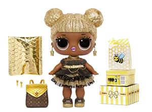 LOL Surprise Big Baby Queen Bee - 11" Large Baby Doll with Colorful Surprises, Mix & Match Fashion Accessories, Wear and Share Earrings, Collectible Gift for Kids, Toy for Girls Ages 4 5 6 7+ Years by MGA Entertainment