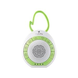 MyBaby SoundSpa On-The-Go-Portable White Noise Machine, 4 Soothing Sounds with 15, 30, and 45-Minute Auto Shutoff, Integrated Clip for Easy Transport, Giftable, Small and Lightweight, by HoMedics by Homedics