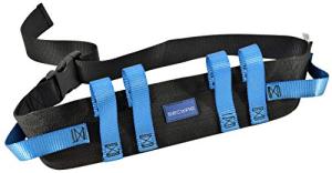 Secure Transfer Gait Belt with Handles and Quick Release Buckle - Elderly Patient Walking Ambulation Assist Mobility Aid (52"L x 4"W, Blue Handle (Quick Release Buckle)) from Personal Safety Corporation