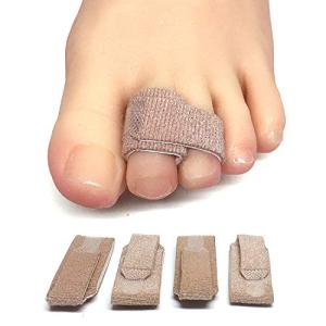 ZenToes Broken Toe Wraps 4 Pack Cushioned Bandages Hammer Toe Separator Splints by ZenToes