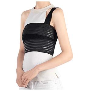 Solmyr Broken Rib Brace, Rib and Chest Binder Belt for Men and Women, Rib Cage Protector Wrap Rib Belt for Sore or Bruised Ribs Support, Broken Sternum, Dislocated Ribs Protection, Pulled Muscle Pain from Solmyr