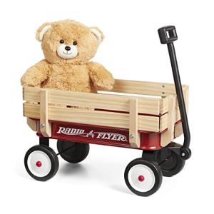 Radio Flyer My 1st Steel & Wood Toy Wagon with Teddy Bear from Radio Flyer