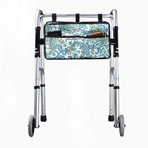 Walker Bag, Hands Free Accessory Basket for Folding Walkers, Multi-Purpose Cell Phone,Water Bottle,Medicine Attachment Fits for Wide and Narrow Styles, Multiple Pockets Tote Caddy Pouch for Elderly by Hersent