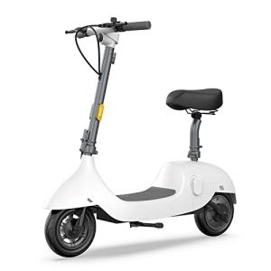 OKAI Beetle Electric Scooter with Seat, Up to 25 Miles Range & 15.5MPH, Modern Moped Scooter Bike with 10inch Vacuum Tires (White) from Zhejiang Okai Vehicle Co., Ltd.