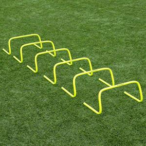 Forza 6â/9â/12" Speed Hurdles for Agility Training [Set of 6] | Hurdles Training Equipment | Multi-Sports Equipment | Speed & Agility Training Equipment [6 Inch] from Net World Sports