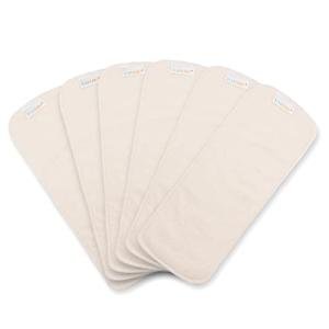 ALVABABY 4 Layers Cloth Diaper Insertsï¼ Rayon from Bamboo Inserts 6PCS 6MB by Alvababy