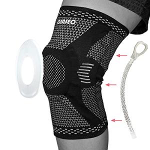 OSASEO Knee Brace,Knee Compression Sleeve, Professional Knee Brace Support for Men and Women Medical Grade Knee Pads Knee Support for Sports,Medical Grade Knee Pads for Running,ACL,Arthritis,Joint Pain Reliefs(XL) by OSASEO