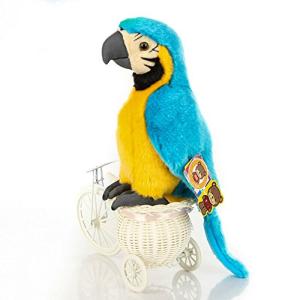 12 inch Macaw Parrot Plush Toy Stuffed Animal Toy Plush Animal Doll (Blue) by Cute rabbit