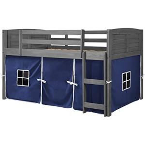 DONCO KIDS Louver Loft Bed, Twin, Antique Grey from DONCO KIDS