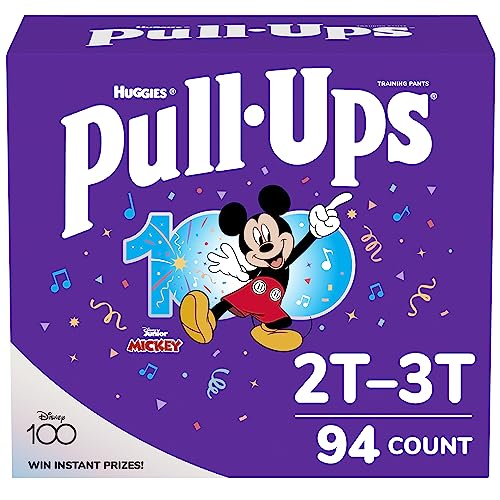 Pull-Ups Boys' Potty Training Pants Training Underwear Size 4, 2T-3T, 94 Ct from Kimberly-Clark Corp.