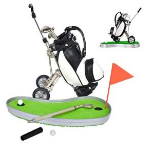 Dual-Purpose Golf Pen Holder with 3 Piece Pens Desktop Toys Decoration Entertainment Novelty Golf Pen Set Gifts for Men Fathers Day Golf Souvenirs Unique Gifts for Golfer Fans Coworker by High Elephant