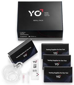 Refill Kit | 4 Additional Tests for YO Home Sperm Test | Motile Semen Analysis | YO Testing Device NOT Included - Refill Pack Only | 4 Pack from Medical Electronic Systems