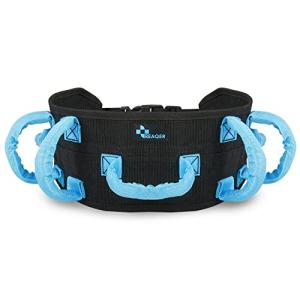 REAQER Transfer and Walking Gait Belt with 7 Handles for Patient Care(Adjustable Waist Circumference:31"~51") by REAQER