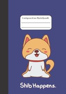 Kawaii Shiba Inu Dog Composition Notebook: College-ruled Cute Japanese-themed Journal for Note-taking | Cool Pastel Aesthetic School Supplies | Pretty ... for Students | Gift for Shiba Inu Pet Lovers by Independently published
