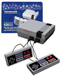 Plug & Play Classic Handheld Game Console, Upgrade Packaging Classic Game Console Built-in 620 Game, Video Game Player Console for Family TV CSY Wired-Blue from LIFTREN