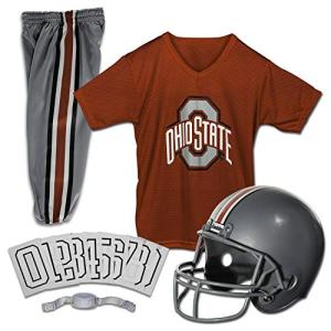 Franklin Sports NCAA Ohio State Buckeyes Kids College Football Uniform Set - Youth Uniform Set - Includes Jersey, Helmet, Pants - Youth Small by Franklin Sports