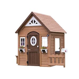 Backyard Discovery Aspen All Cedar Outdoor Wooden Playhouse by Backyard Discovery- Leisure Time Products, Inc. - Dropship