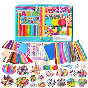 Itopstar Arts and Crafts for Kids - 3000+ Piece Deluxe Craft Chest - Giant Craft Box for Kids Art Supplies from Itopstar