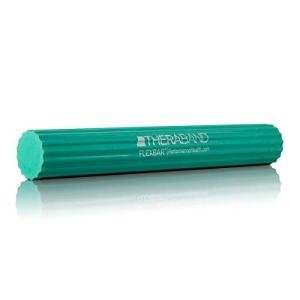 TheraBand - 13090 FlexBar, Tennis Elbow Therapy Bar, Relieve Tendonitis Pain & Improve Grip Strength, Resistance Bar for Golfers Elbow & Tendinitis, Green, Medium, Intermediate by TheraBand