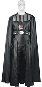 WanXiaoFeng Kids Anakin Skywalker Darth Costume Jumpsuit Darth Vader Cosplay Cloak Pants Black Officer Uniform Halloween (Black, 14 Years) from 