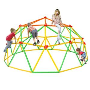NAQIER Climbing Dome 2021 Upgraded 10FT Dome Climber for Kid 3-10 Jungle Gym Monkey Bar Geometric Climbing Dome Support 800LBS Indoor Outdoor Toddler Play Centre from NAQIER