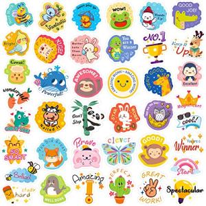 Reward Stickers for Kids,600PCS Motivational Stickers for Teachers Stickers Packs,Cute Animal Reward Stickers for Students Award School Incentive Stickers Teacher Supplies for Classroom from huidalai