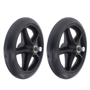 6 Inch Solid Wheel Replacement for Wheelchairs, Rollators, Walkers, from LULUME
