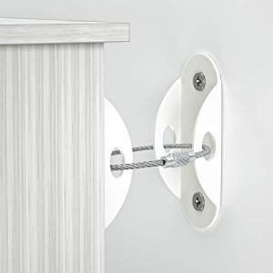 Furniture Anchors (6 Pack) 2021 Upgraded Furniture Straps for Baby Proofing, Secure 400 Pound Furniture Prevent Falling Anti Tip Earthquake Straps for Child Safety by 4our Kiddies