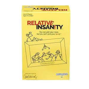 Relative Insanity -- Hilarious Party Game -- From Comedian Jeff Foxworthy -- Ages 14+ -- 4+ Players from PlayMonster LLC
