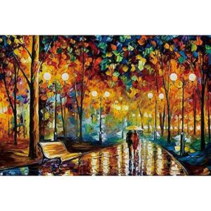 Ingooood Rainy Night Walk Wooden Puzzle 1000 Pieces by Ingooood