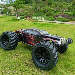 1:10 Scale Remote Control Car Truck, 80+ KM/H High Speed RTR RC Truck, 2.4GHZ Radio Controlled Electric RC Car, 4WD 4x4 Off Road Monster Truck for Adults, IPX7 Waterproof Racing Vehicle Truck by JLBRACINGRC
